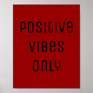 Affiche Red vident positive