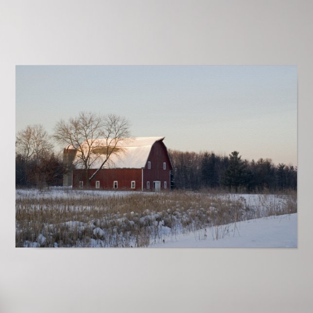 Affiche Red Winter Grange (Devant)
