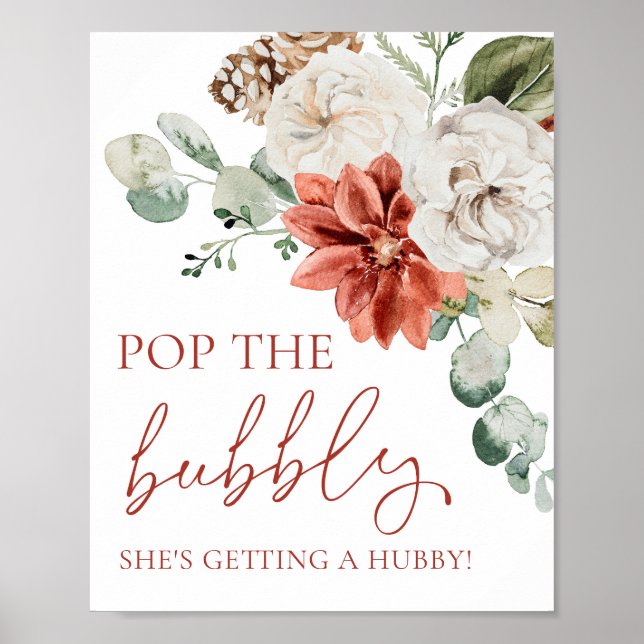 Affiche Red Winter Pop The Bubbly She's Getting A Hubby (Devant)
