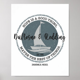 Affiche Redding Et Pêche Dufresne Vintage Zihuatanejo M