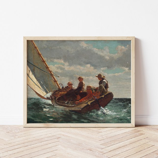 Affiche Redimensionner (Un Vent Équitable) | Winslow Homer (Créateur téléchargé)