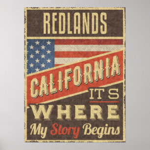 Affiche Redlands California