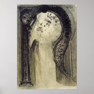 Affiche Redon - Femme Et Serpent 1890