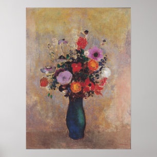 Affiche Redon - Fleurs sauvages 1906