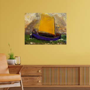 Affiche Redon - Le mystérieux Bateau