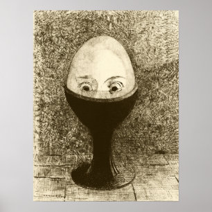 Affiche Redon - L'Oeuf 1885