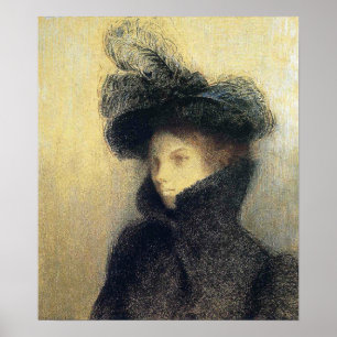 Affiche Redon - Portrait Of Marie Botkine 1900