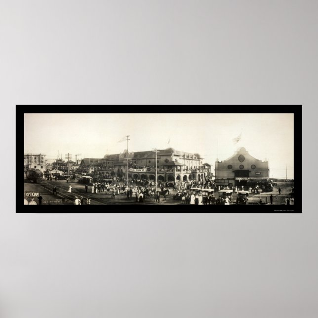 Affiche Redondo Beach People Photo 1910 (Devant)