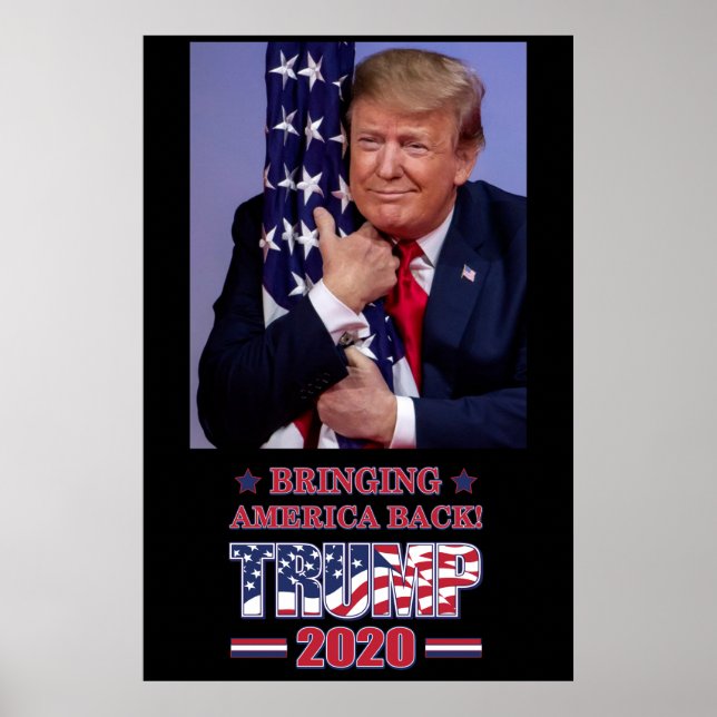 Affiche Redonner l'Amérique - Trump 2020 (Devant)