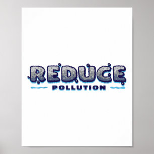 Affiche Réduire la pollution, l'écologie, De l'environneme