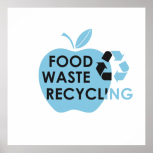 Affiche réduire le gaspillage alimentaire