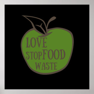 Affiche réduire les déchets alimentaires
