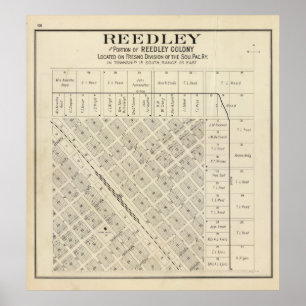 Affiche Reedley, la Californie