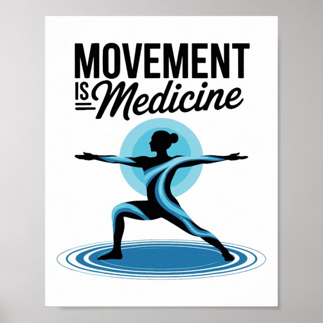 Affiche Rééducation de l'exercice de yoga de santé Médecin (Devant)