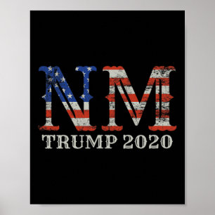 Affiche Réélection de Trump Nouveau Mexique Tee Fière élec