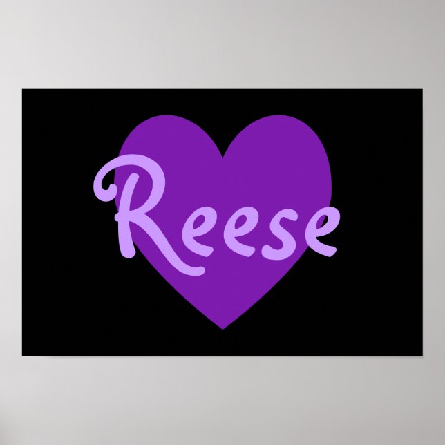 Affiche Reese en violet (Devant)