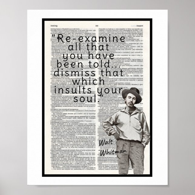 Affiche « Réexaminez tout ce qu'on vous a dit...  (Devant)