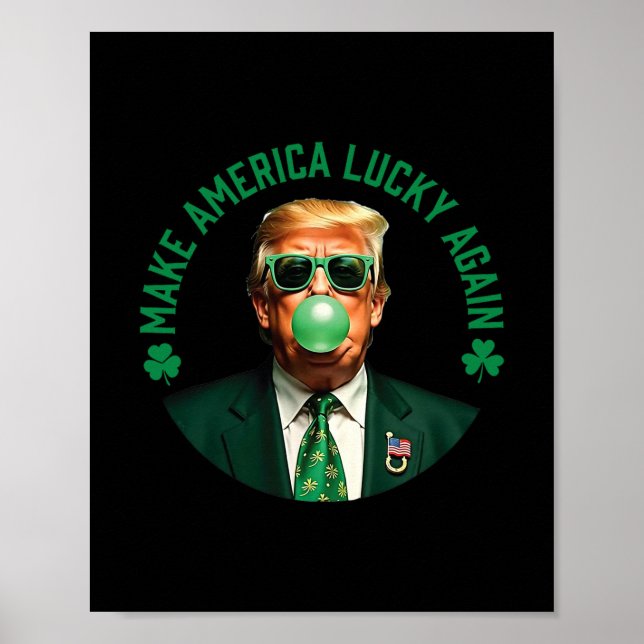 Affiche Refaire l'Amérique chanceuse encore Trump Bubble G (Devant)