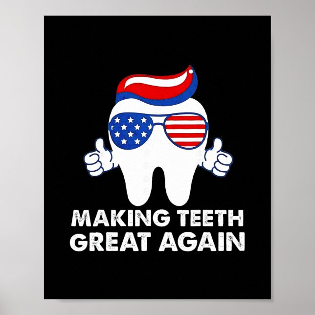 Affiche Refaire les dents pour qu'elles soient géniales en (Devant)