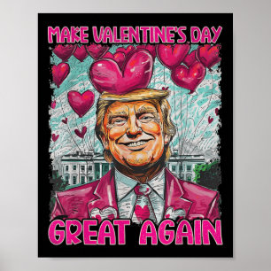 Affiche Refaisons la Saint-Valentin avec humour Amoureux d