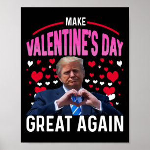 Affiche Refaisons la Saint-Valentin avec humour Amoureux d
