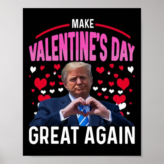 Affiche Refaisons la Saint-Valentin avec humour Amoureux d (Devant)