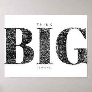 Affiche Réfléchir toujours | Motivation