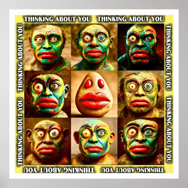 Affiche Réfléchissez à votre sujet | LIKE YOU Collection (Devant)