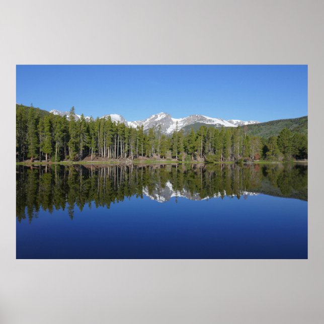 Affiche Reflet du lac Sprague (Devant)