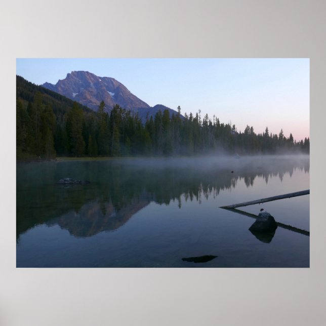 Affiche Reflet du lever de soleil à String Lake II (Devant)
