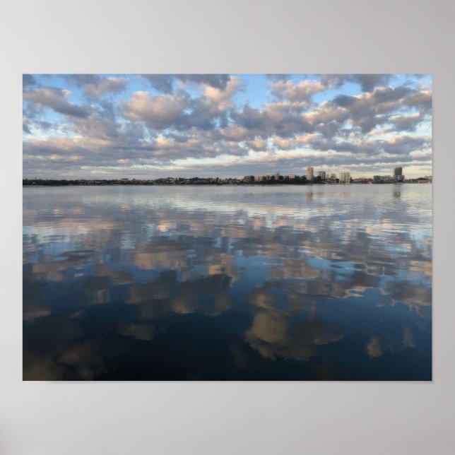 Affiche Reflet nuageux  (Devant)