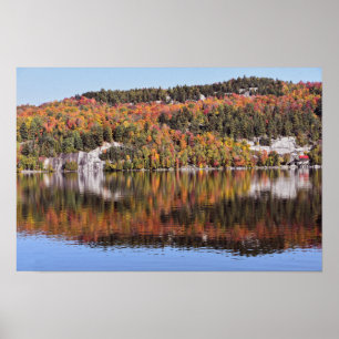Affiche Reflets de Crystal Lake, Vermont