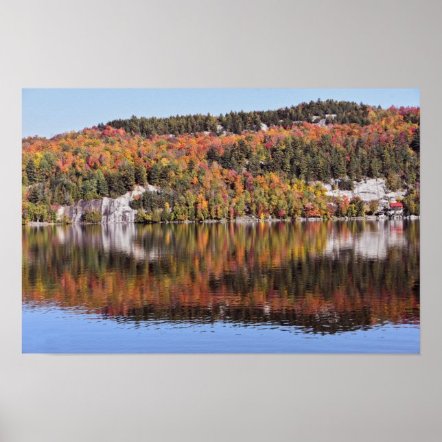 Affiche Reflets de Crystal Lake, Vermont (Devant)