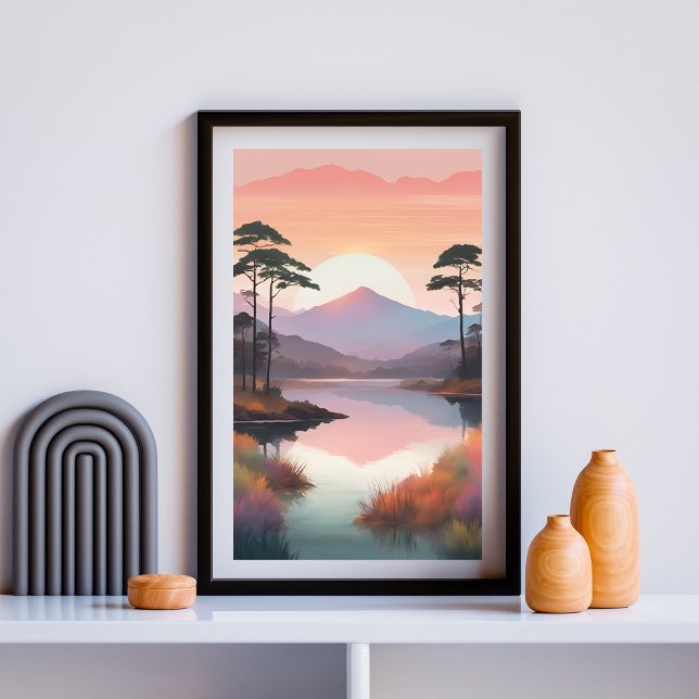 Affiche Reflets de l'Aube Dorée (Créateur téléchargé)