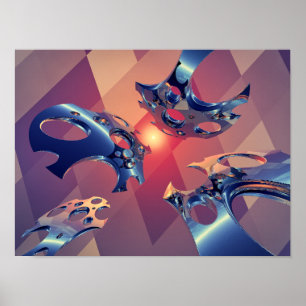 Affiche Reflets de vol lumineux