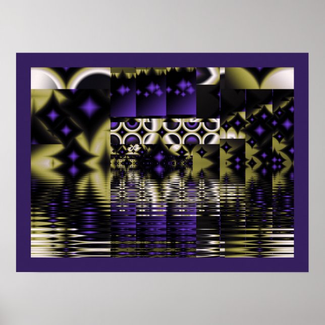 Affiche Reflets d'étoile violette (Devant)