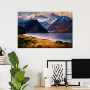 Affiche Reflets du coucher de soleil