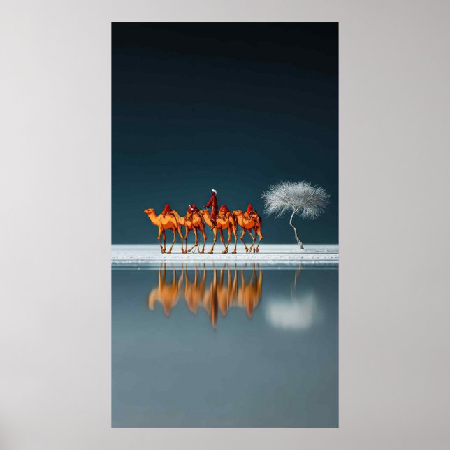 Affiche Reflets du désert (Devant)