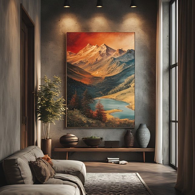 Affiche Reflets du lac mystique (Créateur téléchargé)
