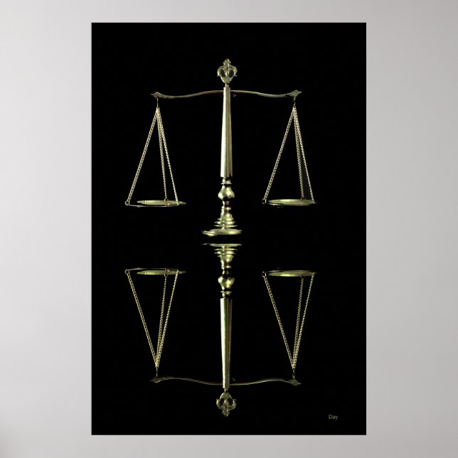 Affiche Réflexion balance (Devant)