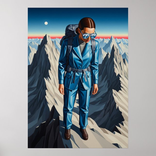 AFFICHE RÉFLEXION DANS LE FROID - (Devant)