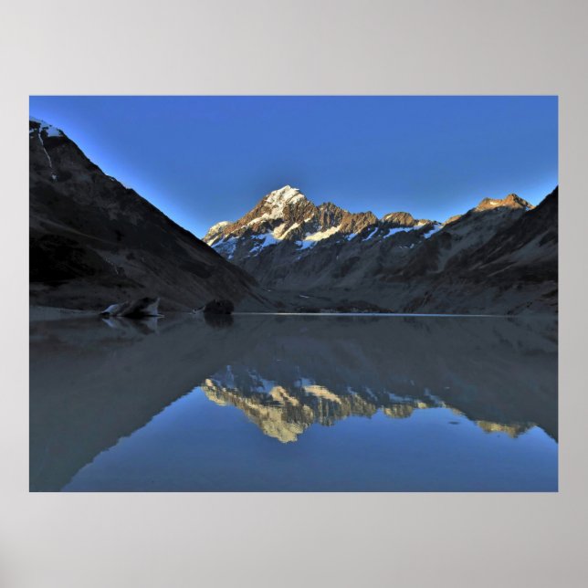 Affiche Réflexion d'Aoraki (Devant)