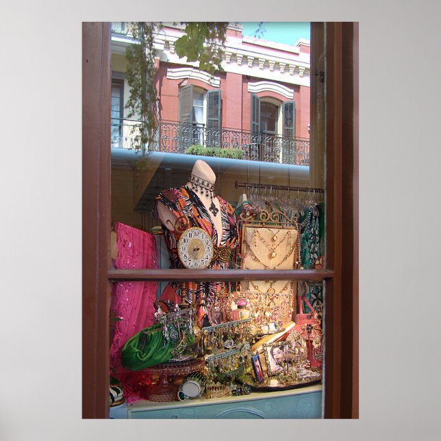 Affiche Réflexion de la fenêtre NOLA (Devant)