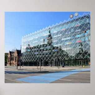 Affiche Réflexion de l'Hôtel de Ville de Copenhague