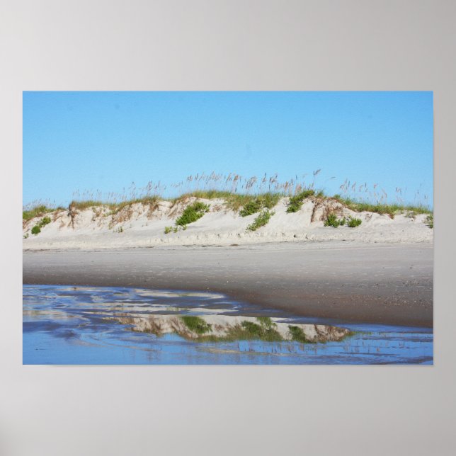 Affiche Réflexion des dunes (Devant)