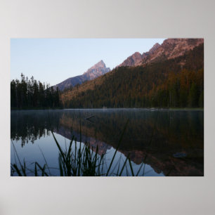 Affiche Réflexion du lever du soleil à String Lake I