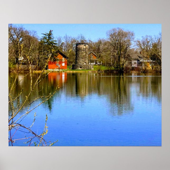 Affiche Réflexion du réservoir II (Devant)