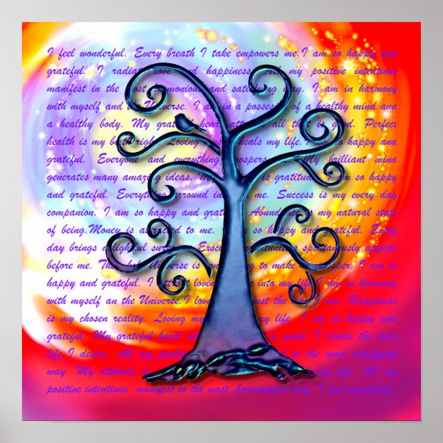 Affiche Réflexion positive (Devant)