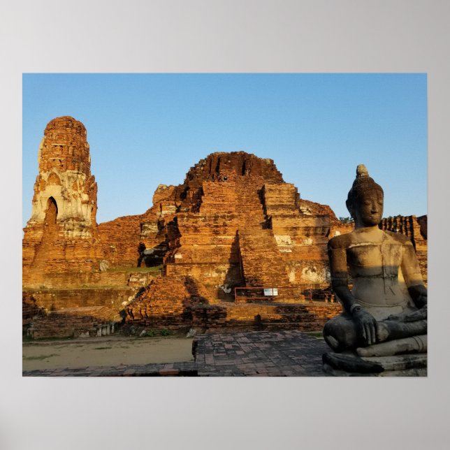 Affiche Réflexion silencieuse en Thaïlande (Devant)