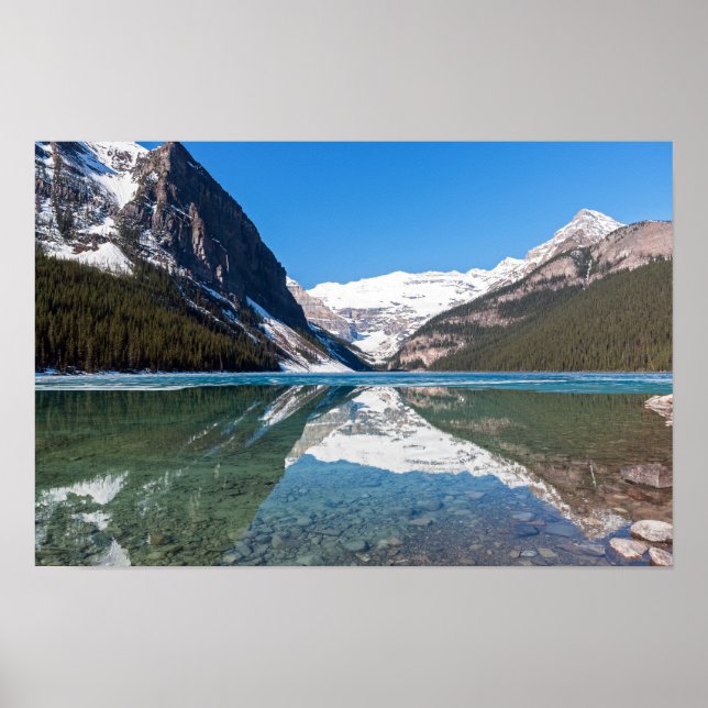 Affiche Réflexion sur Lake Louise - Banff NP, Canada (Devant)